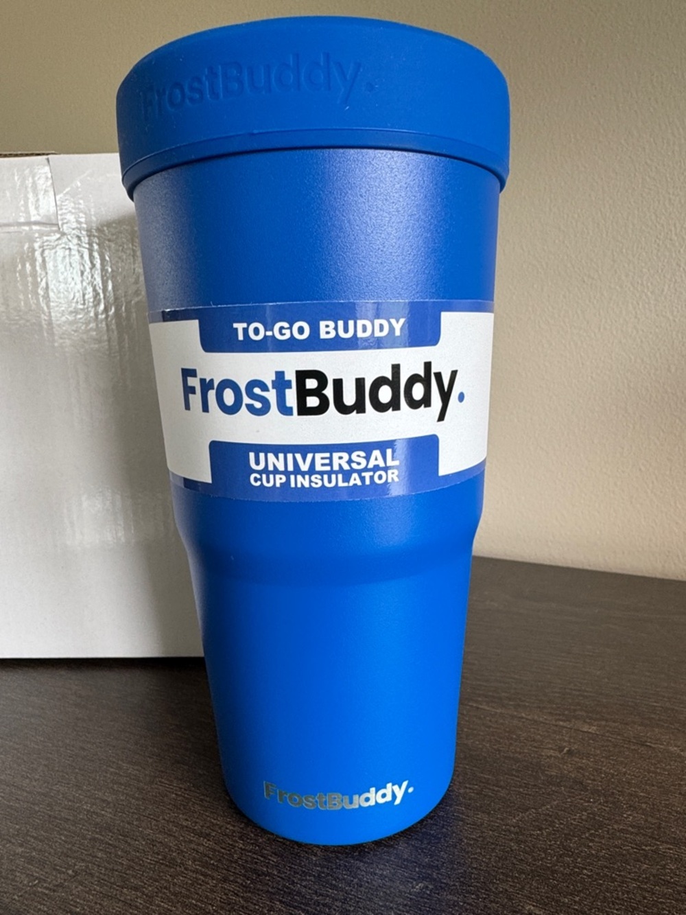 FrostBuddy To-Go Universal Cup Insulator Cobalt Blue